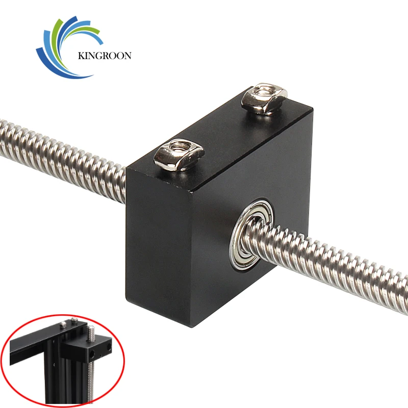 KingRoon 3D части для принтера алюминиевый z оси Leadscrew верхнее крепление CR 10/CR 10S Ender 3/Ender 3Pro металлический Z Rod