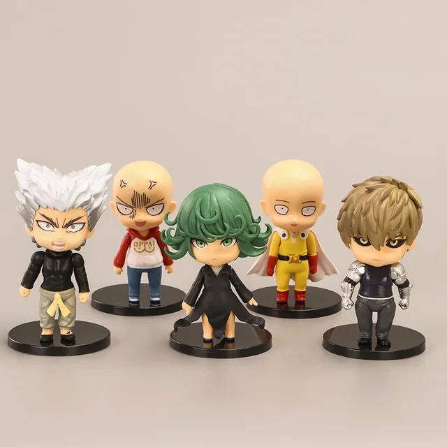 5 Buah Set One Punch Man Saitama Genos Tornado Wolf Mini Funny Ver Pvc Action Figure One Punch Seires Collect Model Toys Gift 8cm Aksi Figur Aliexpress