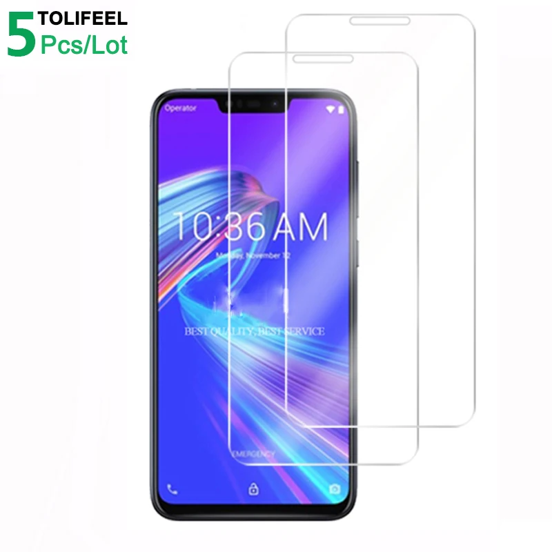 5 шт. закаленное стекло для Asus Zenfone Max M2 ZB633KL защита экрана телефона Защитное Pro