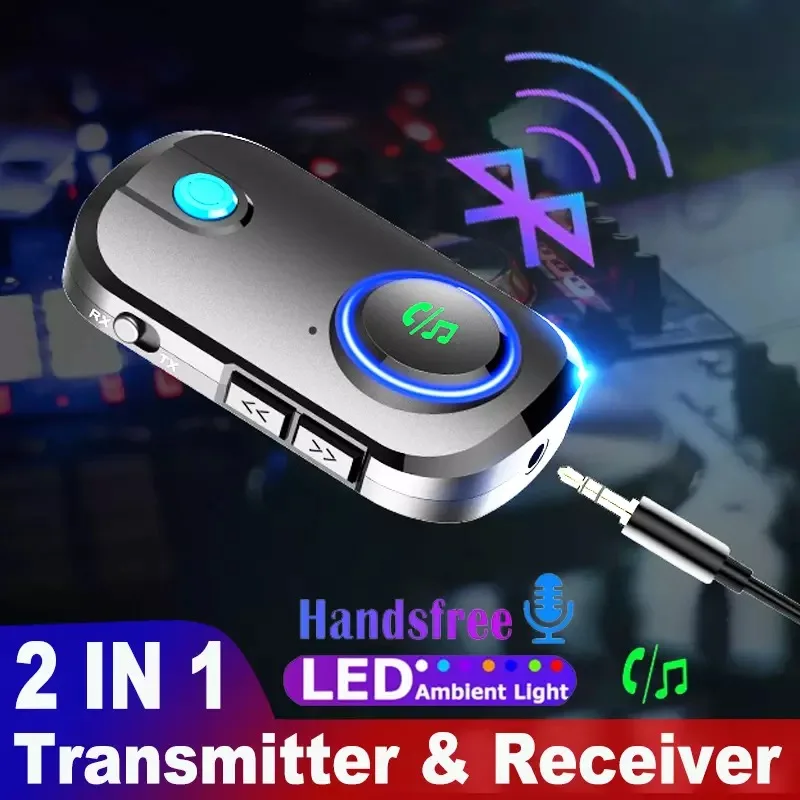 Wireless Bluetooth 5 0 Audio Adapter Stereo Audio Receiver Transmitter 3 5mm AUX Jack RCA USB Dongle For Car TV PC Headphone