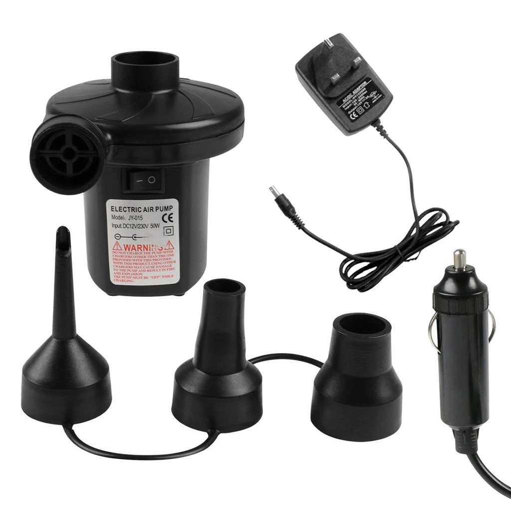 240V רכב הרכב חשמלי משאבת Inflator + 3 