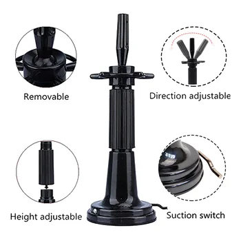 

Mannequin Head Bracket Support with Suction Cup Universal Desktop Wigs Fixing Bracket