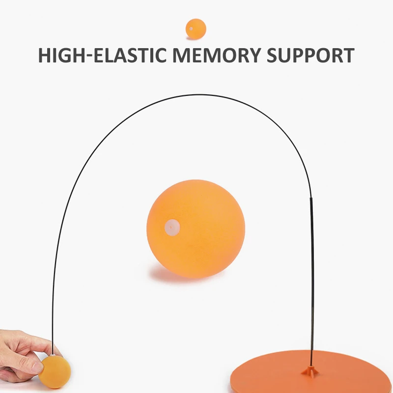 

Portable Ping Pong Training Tool Soft Shaft Professional Practice Trainer Self-study Machine Table Tennis Ball Set Home Exercise