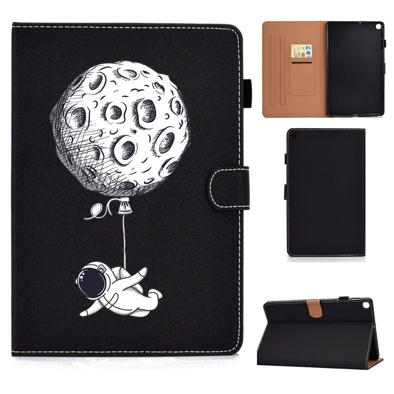 Чехол для Samsung Galaxy Tab S5e 10,5 SM-T720 SM-T725 T720 Smart Cover Funda Tablet Fashion Tower Painted Stand Shell+ подарок - Цвет: 004