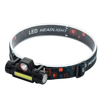 

Outdoor Biking Equipment Head Torch Light COB LED Magnet Headlight Waterproof Headlamp Work Light 18650 Battery Fishing Camping