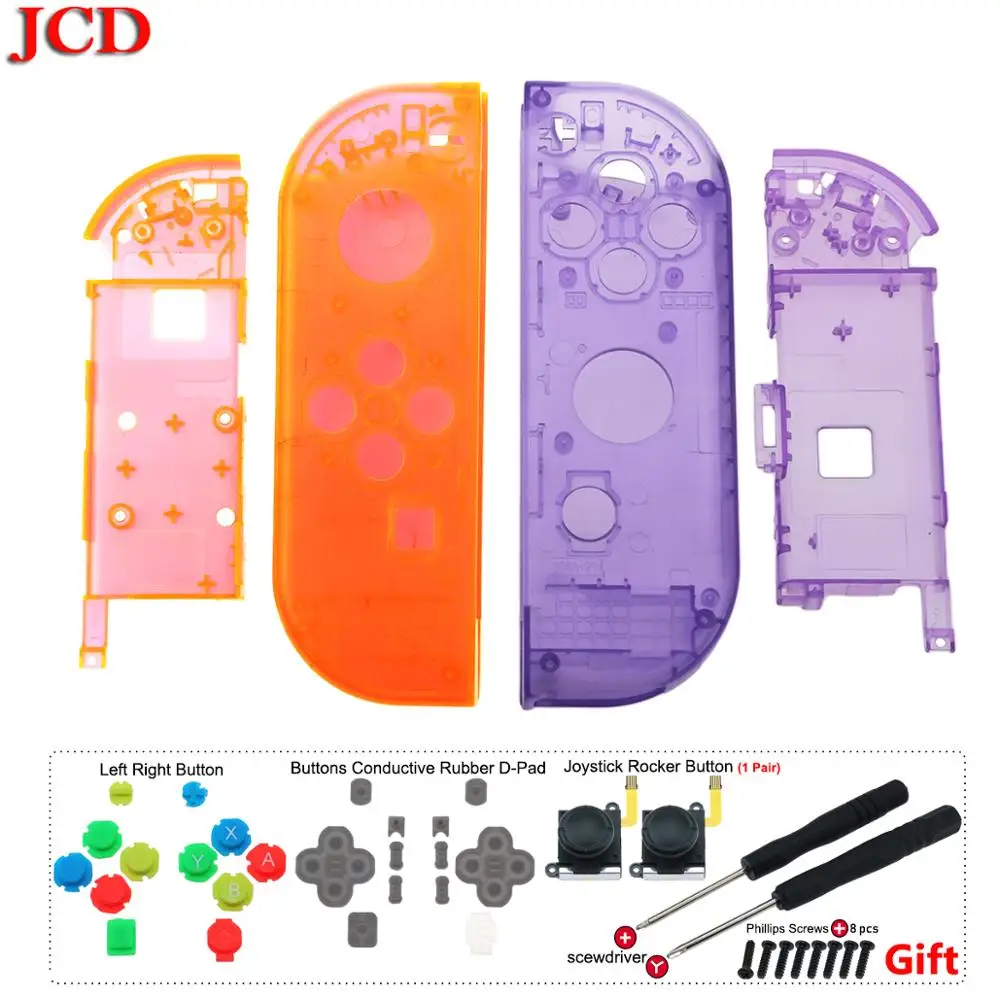 JCD DIY корпус для joy-Con корпус Чехол Набор для переключателя NS NX консоль и правый левый для переключателя для Joycon контроллер оболочки - Цвет: No5