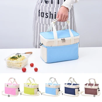 

Large Capacity Portable Insulation Lunch Bag Thermal Food Picnic Drink Lunch Box Storage Bag Keep Warm Fresh Cold