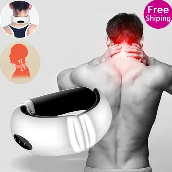 

Pillow science pulse massage Electric Neck Massager Hammer Infrared Massage Back Relax Multifunctional Cervical Vertebra Roller