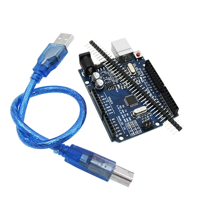 10 шт. один набор UNO R3(CH340G) MEGA328P для Arduino UNO R3 ATMEGA328P-AU макетная плата - Цвет: UNO R3 Set