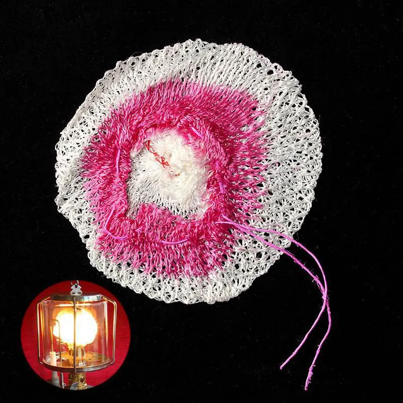 

Gas Lantern Mantles Kerosene Lamp Cover Cotton Yarn Wick Shade Bright Durable and Shatterproof Gauze Lampshades