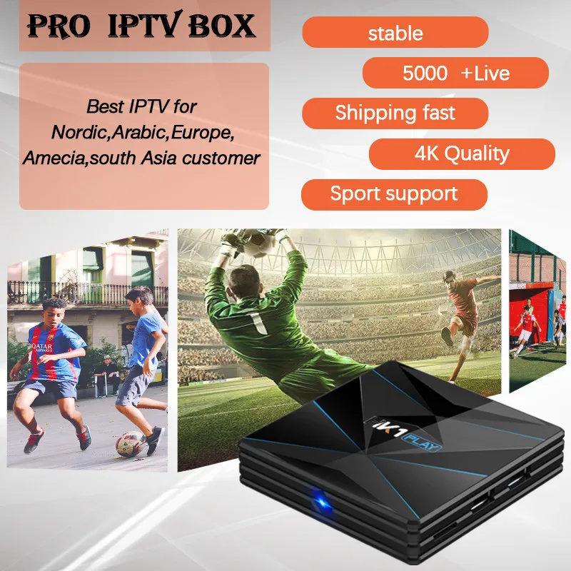 Лучший шведская IPTV приставка HK1PLAY Android 9,0 ТВ коробка скандинавский Нидерланды Израиль IP ТВ подписки Amlogic S905X2 WI-FI 4K Декодер каналов кабельного телевидения