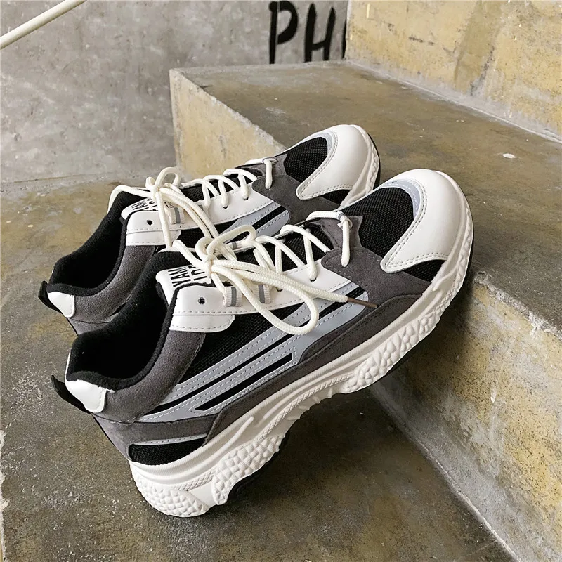 

MEN'S Shoes Autumn And Winter Casual Versatile Small White Shoes INS Thick Bottomed Dad Shoes Athletic Shoes Cool Trendy Shoes o