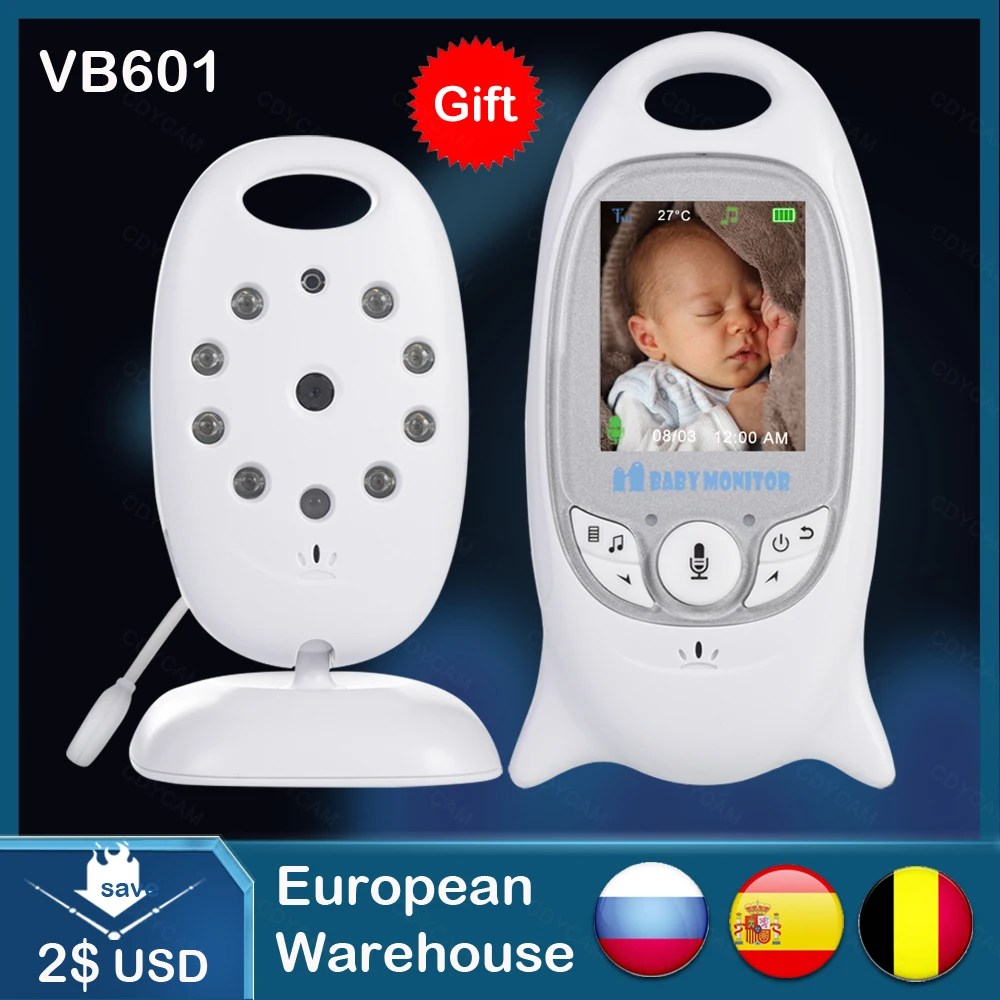 Видеоняня VB601 Беспроводная с ИК светодиодный светкой и функцией ночной съемки |
