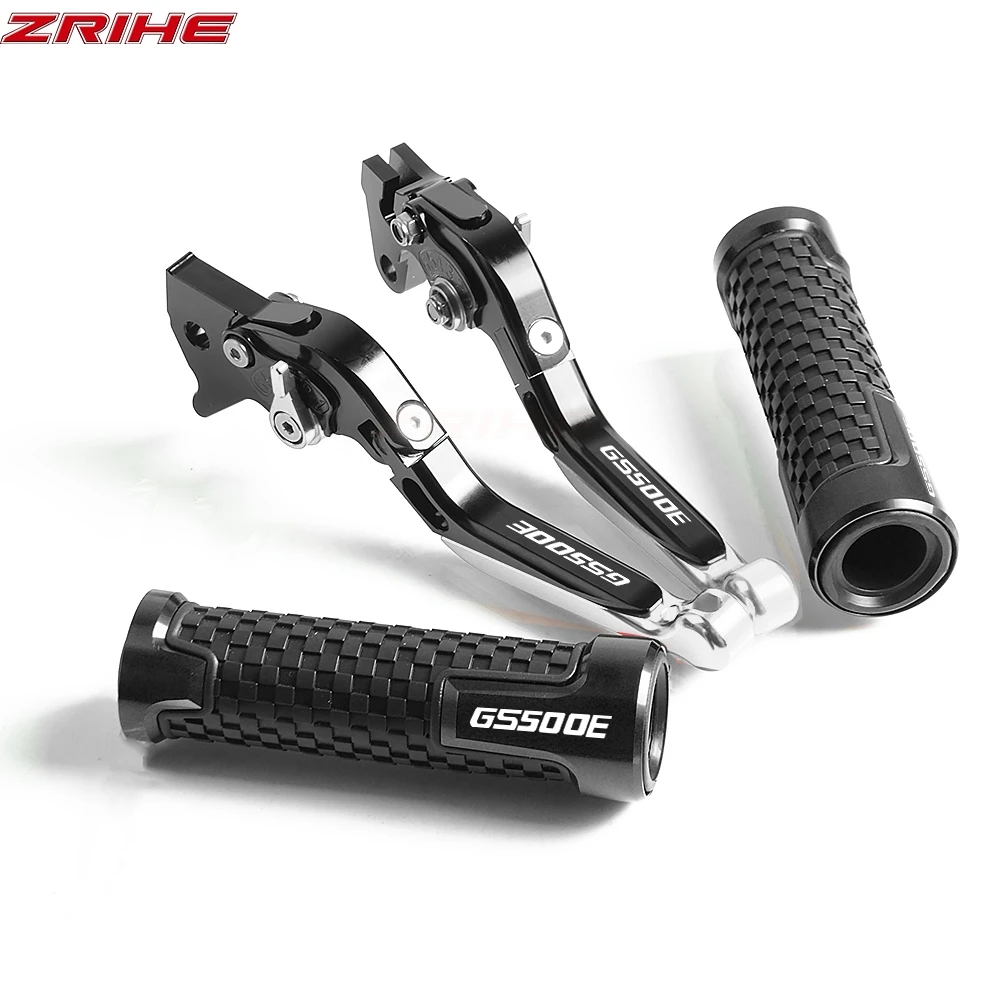 

Motorcycle Adjustable Folding Extendable Brake Clutch handlebar lever ant Hand Grips Handlebar FOR SUZUKI GS500E 1994-1998 1995