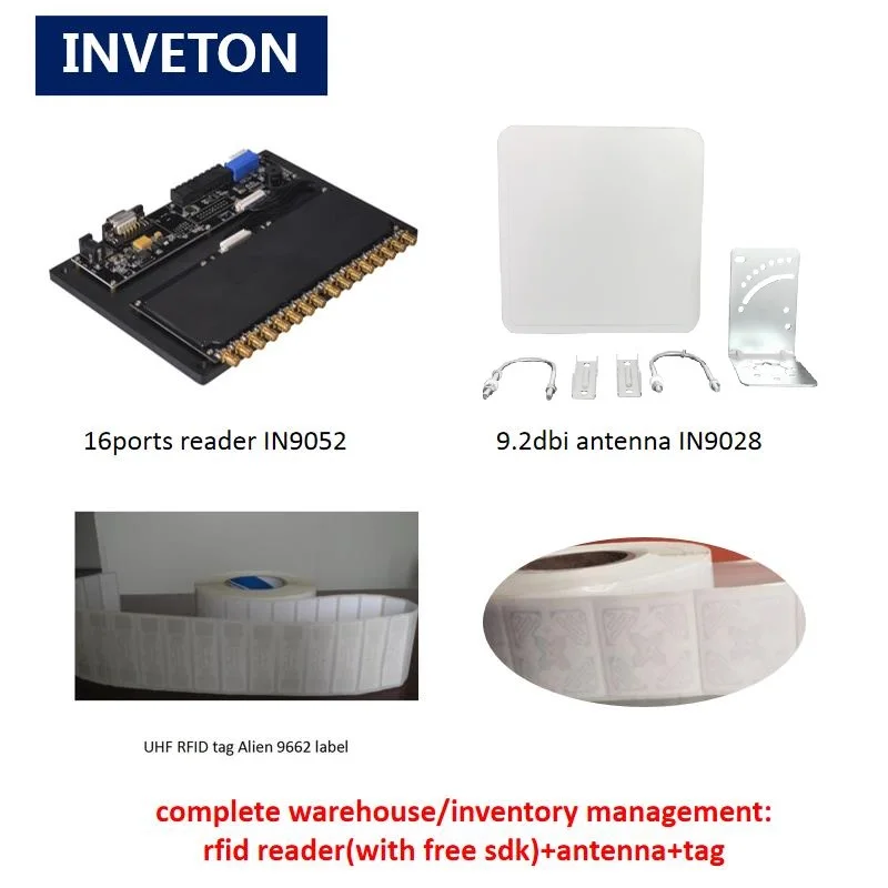 1/4/8/16 портов impinj r2000 дальний uhf rfid считыватель модуль гоночная трасса мульти-тег для чтения с Бесплатный SDK windows Языка C