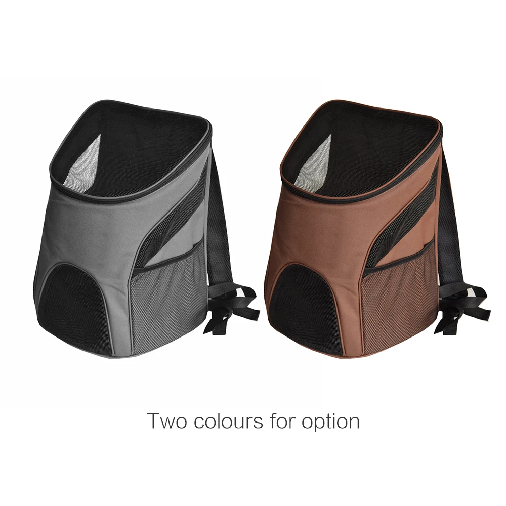 

Hot New Portable Outdoor Pet Dog Cat Bag Mesh Double Shoulder Backpack Travel Carrier for Dogs Cats Kittens Walking Travel Use