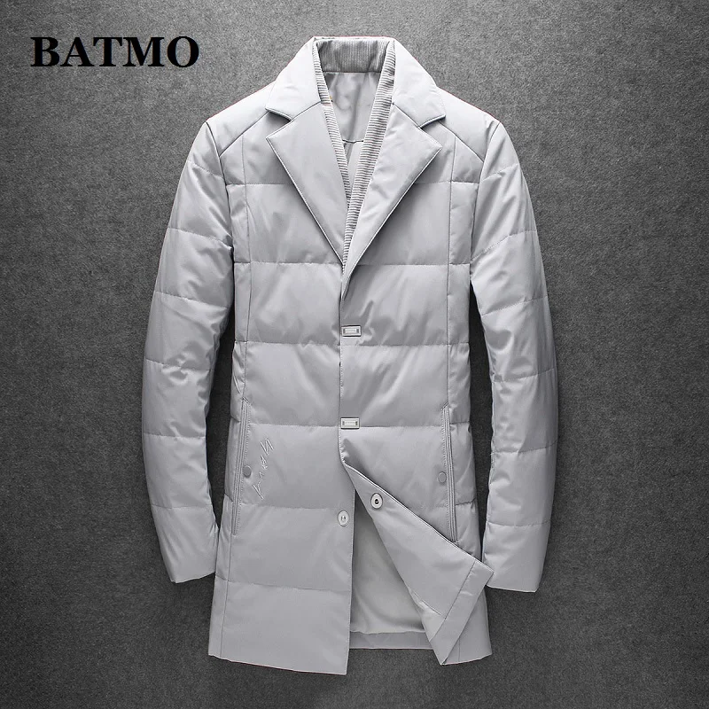 BATMO, Новое поступление, зимние 80% пуховики на белом утином пуху, мужские зимние тренчи, 9881