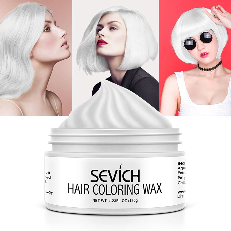 Colorful Temporary Hair Wax Styling Cream
