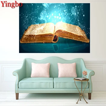 

5D Cross Stitch Diamond Embroidery Islamic Bible Book Diamond Painting Rhinestone Full Square round stones Beads Diamond Mosaic