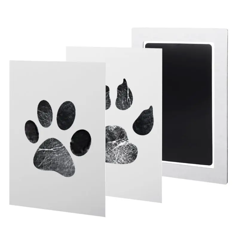 1Set Baby Handprint And Footprint Ink Pads Paw Print Ink Kits For Babies And Pets E65D