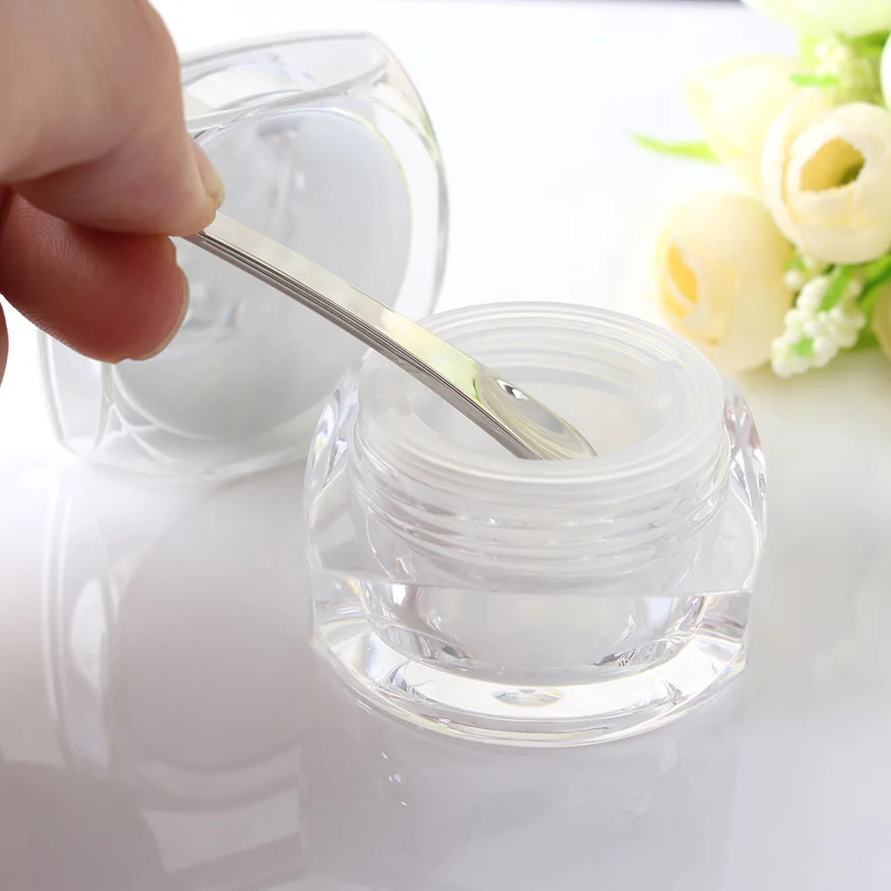 New Practical 4 Pieces Preminum Metal Applicator Cosmetic Spoons