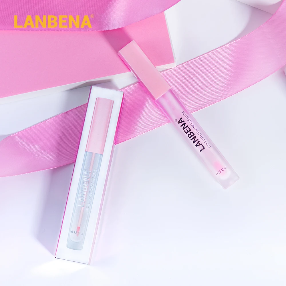 LANBENA косметика осветляющая сыворотка для губ жидкий блеск уменьшающий
