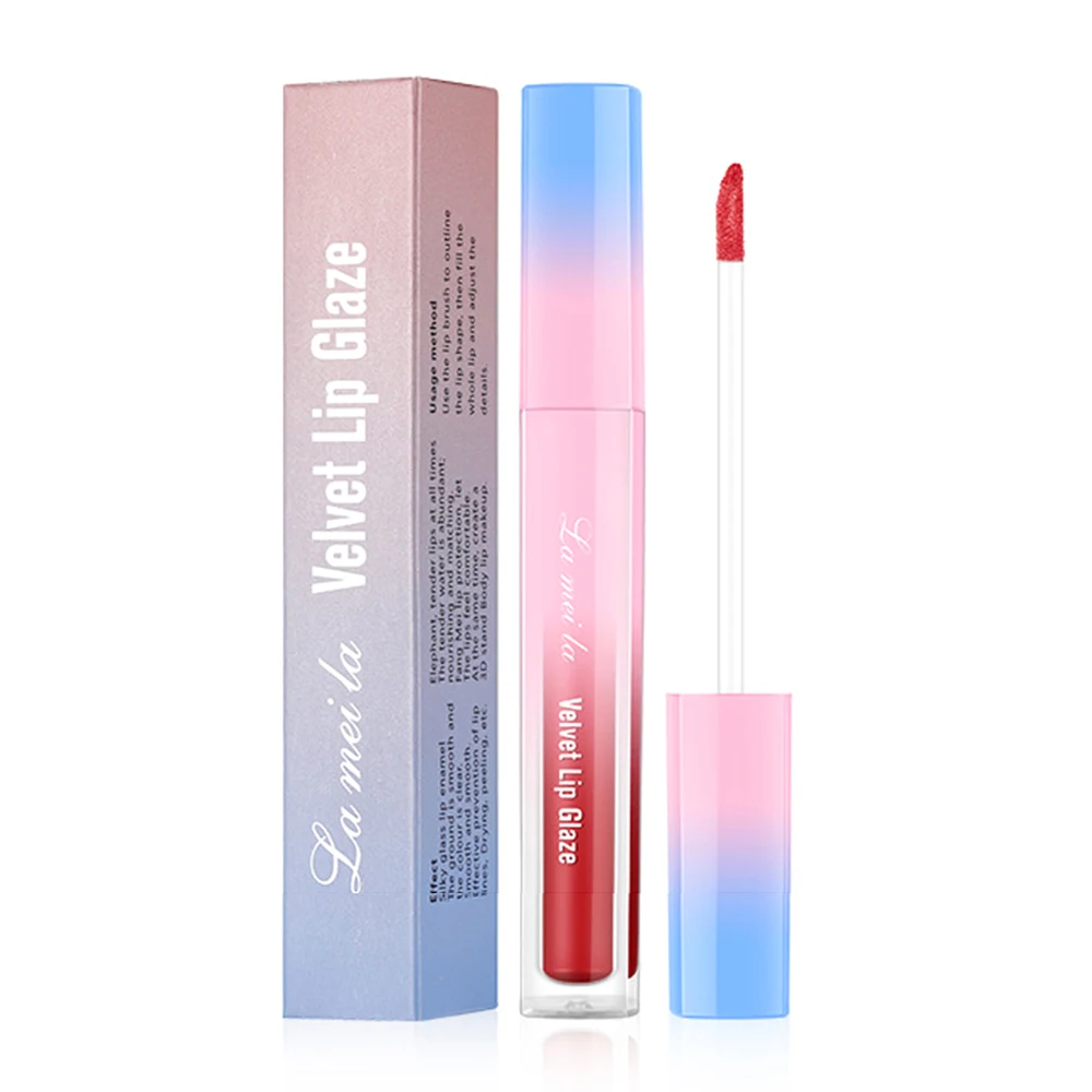 

6 Colors Matte Mist Liquid Lipsticks Gloss Beauty Cosmetics Moisturizing Non-stick Cups Lip Tint Make Up Tool Aerosol Lip Glazes