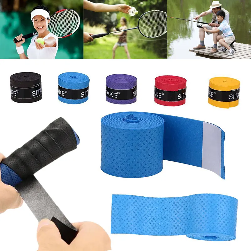 Ручка для ракетки лента абсорбент Эластичный Нескользящий PU 110 см x 0,75 мм x 2,5 см
