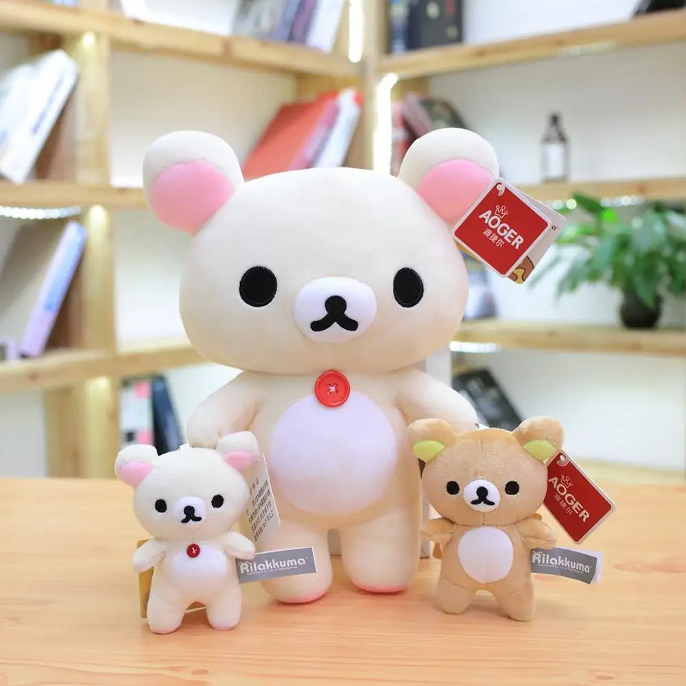 1 шт. 10/28 см высококачественный плюшевый мишка rilakkuma японские ТВ персонажи мягкие