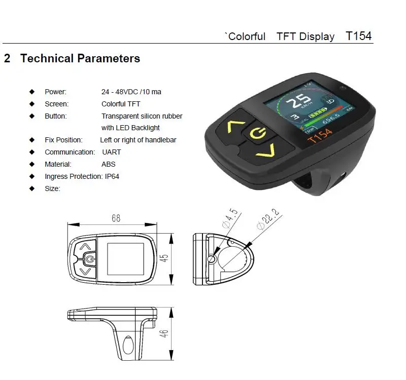 TFT дисплей editable+ контроллер 24v36v48v350w 6mosfet+ двигатель 8 дюймов 45 мм Открытие электрический велосипедный скутер MTB конверсионный комплект