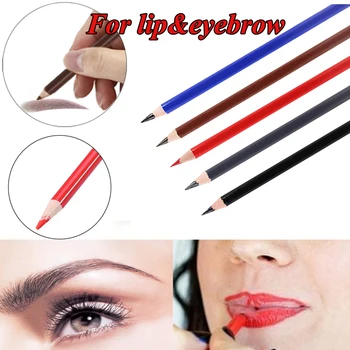 

Permanent Natural Waterproof Eyebrow Pencil Embroidery Tattoo Pen for Shaping Positioning Eyebrow Lines Lip Liner