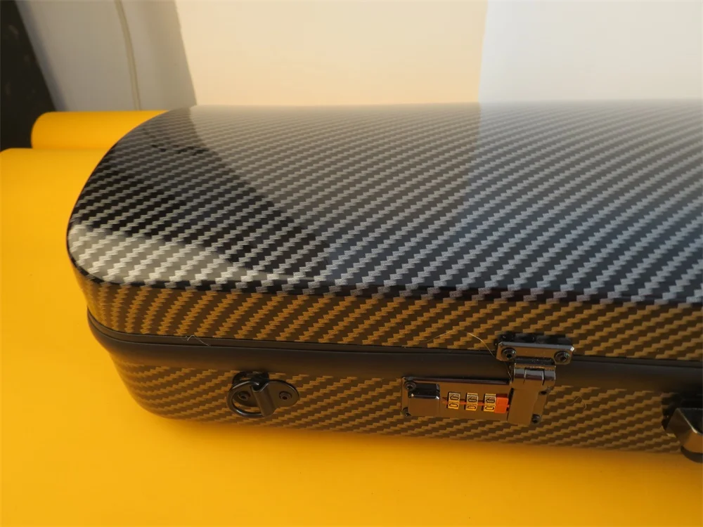 4/4 violin Case Carbon fiber Hard case Light Durable Password lock Strong 4/4 violin Case Carbon fiber Hard case Light Durable Password lock Strong