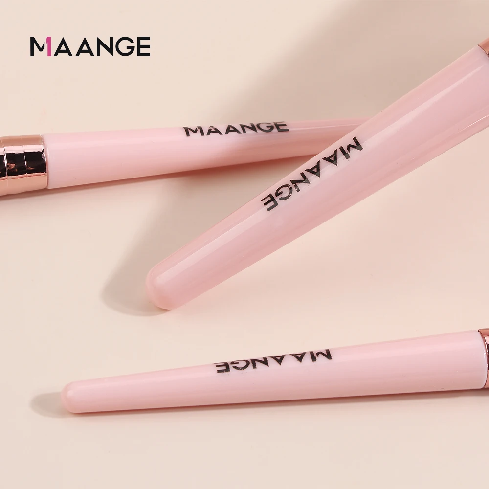 MAANGE Makeup Brushes Pro Pink Brush Set Powder EyeShadow Blending Eyeliner Eyelash Eyebrow Make up Beauty Cosmestic Brushes