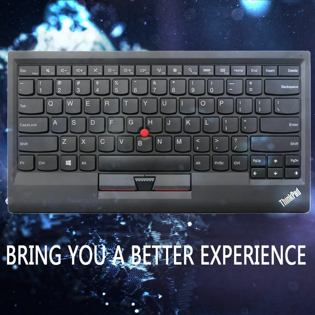 Проводная клавиатура Lenovo Thinkpad 0B47190 маленькая USB с красной точкой для бизнеса и