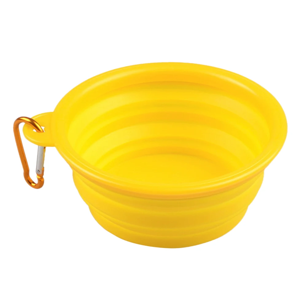yellow Миска-Кормушка для собак, товары для кошек, год, 1 шт., кошачьи болки, кормушки для домашних животных, миски из нержавеющей стали, противоскользящая миска для воды - Цвет: yellow