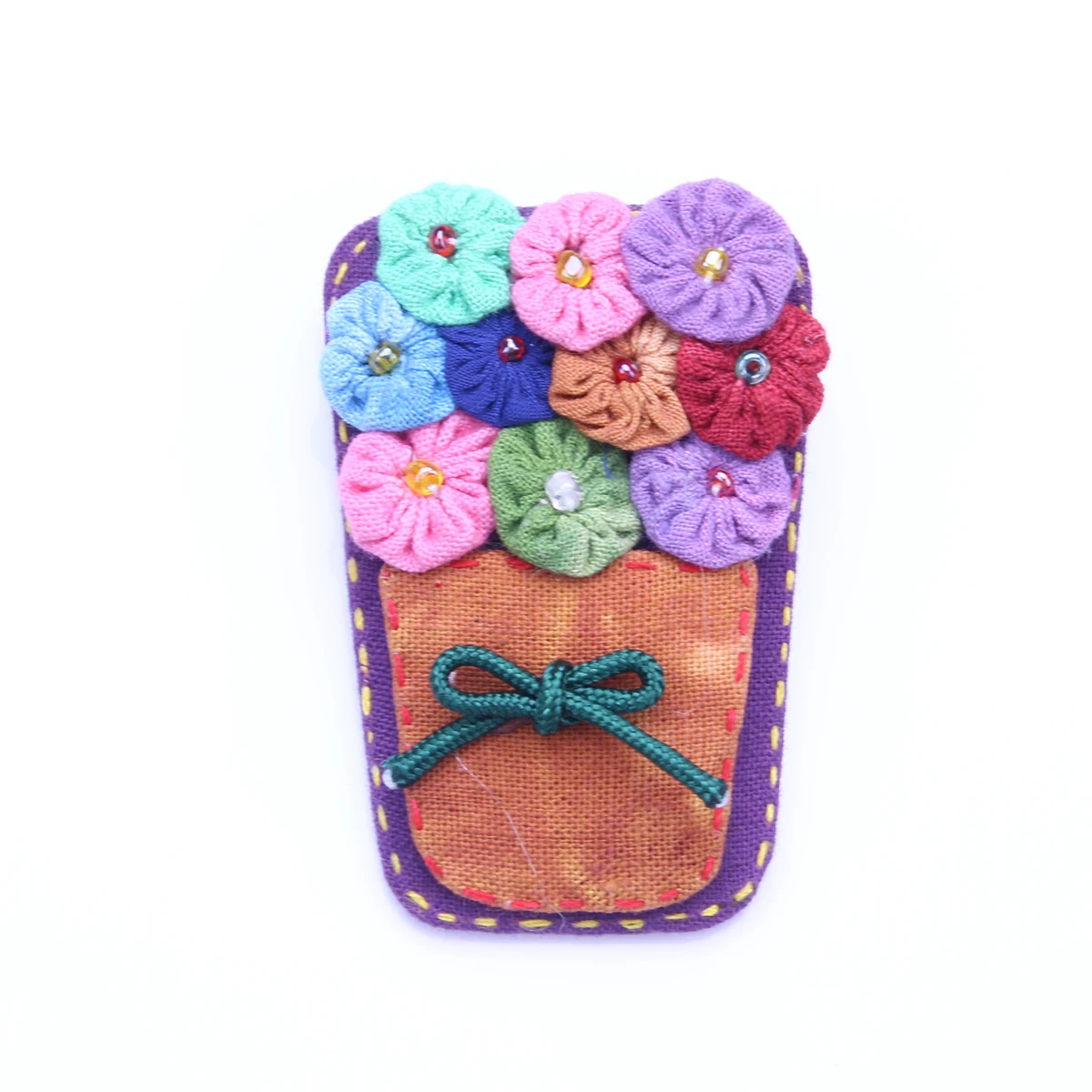 Тканевая брошь в виде цветка булавка для ювелирных изделий милые женские броши