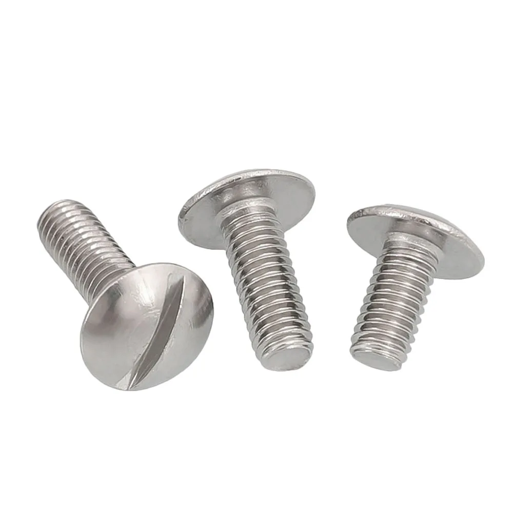 1/5X M2 M2.5 M3 M4 M5 M6 304 A2-70 Stainless Steel Large Extra Size Oversize Super Big Slotted Truss Round Head Bolt Screw GB947