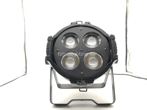 Flycase) Высокая мощность 4x50 Вт точечное управление Led Cob Par огни теплый белый холодный белый Led Par 64 стробоскоп Lyre Wash Cob Led Par Can