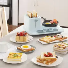 Donlim DL-3405 аксессуары для приготовления завтрака «3 в 1» хлебопечка Кофе жаровня Макарон бытовая машина для завтрака Яичница Сковорода-пароварка