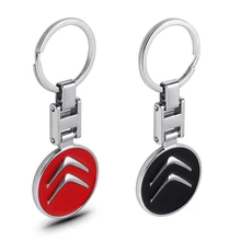 Автомобильный Стайлинг 3D металический брелок для ключей, логотипы марок машин, брелок для ключей, автомобильные аксессуары, брелок для автомобиля брелок для Citroen C1 C2 C3 C4 C5 C6 C8 C4L DS3 DS4 DS5 DS5LS DS6 авто аксессуары