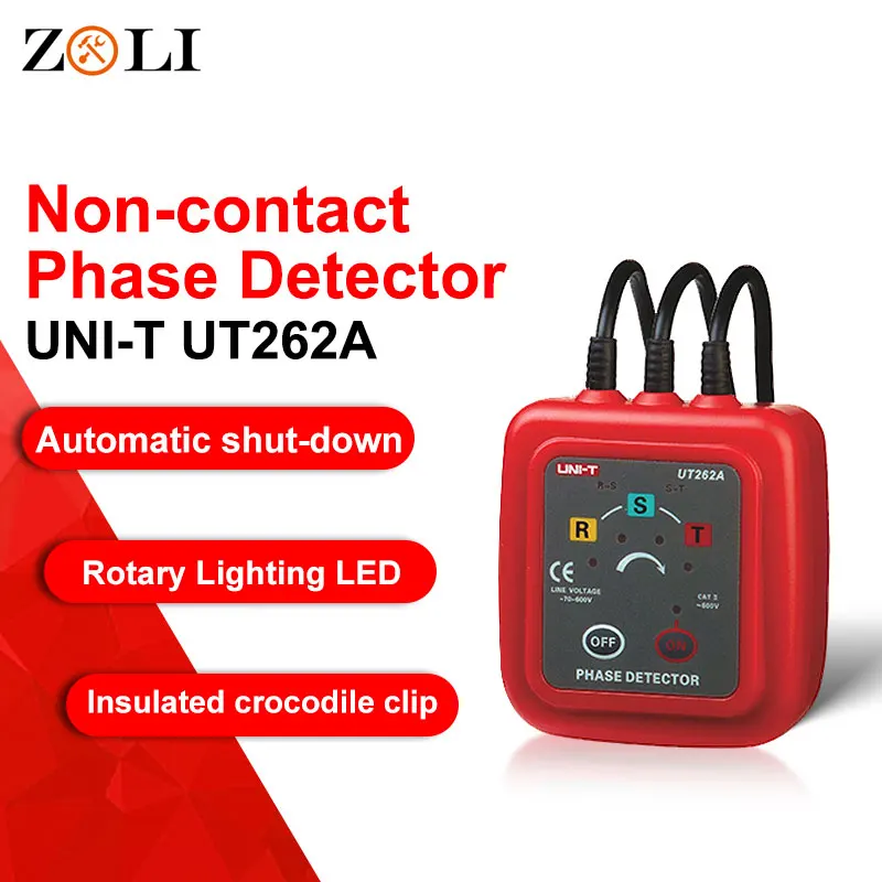 Бесконтактный детектор фаз UIN T UT262A цифровая Трехфазная последовательность