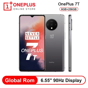 

2019 New OnePlus 7T Global ROM 8GB 256GB Snapdragon 855 Plus 6.55'' 90Hz Display 48MP Triple Cam 3800mAh 30W Fast Charge NFC
