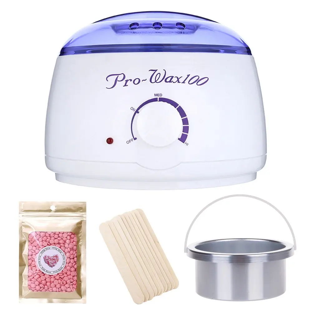 

Hair Removal Melting Wax Machine Set Wax Bean 100G Wax Stick Multifunction Professional Beauty Wax Machine Rapid Hair Removal EU