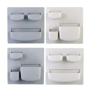 

Plastic Self-adhesive Kitchen Refrigerator Fridge Storage Rack Organizer Cleaning Sponge Vegetable Fruit Home Kitchen Supplies