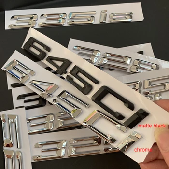 

ABS Letter Number 325Ci 330Ci 645Ci 325xi 528xi 335ix Emblem for BMW E46 E90 E91 E92 Sports Car Roadster Coupe Car Trunk Sticker
