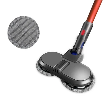 

Electric Mopping Vacuum Brush for Dyson V7 V8 V10 V11 Replaceable Parts with 20Pcs Cleaner Cleaning Cloth