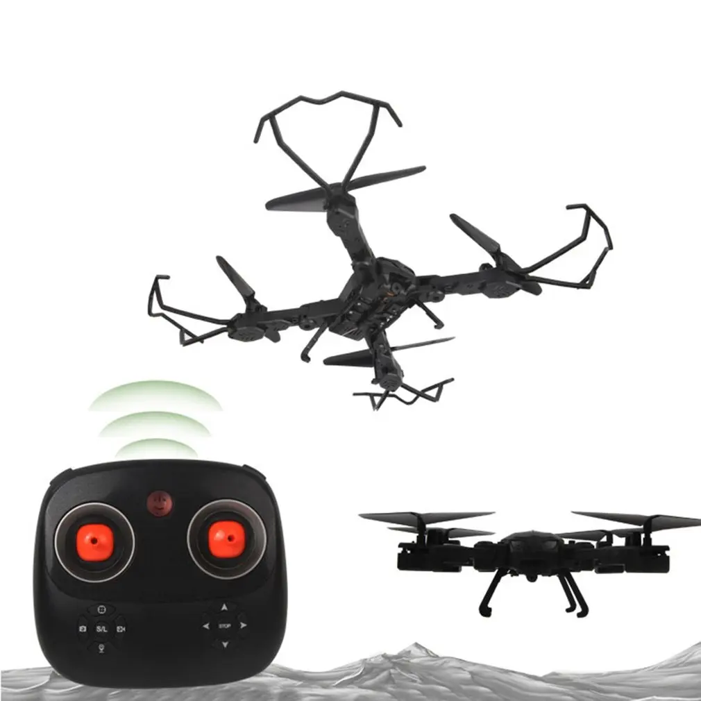 

F12W Mini Selfie RC Foldable Quadcopter Drone with Wifi FPV Drone 720P Adjustable Camera Altitude Hold One Key Return RTF Model