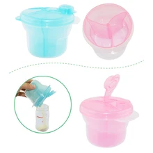 Детская портативная вращающаяся сетка для сухого молока, коробка для сухого молока, трехслойная сетка для еды, пищевые добавки