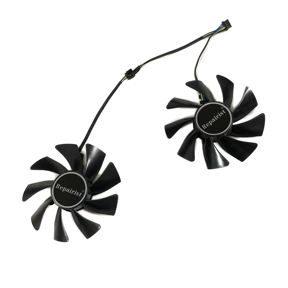 Вентилятор охлаждения графической карты XFX HD7950 2 шт./компл. GPU VGA охлаждение (4