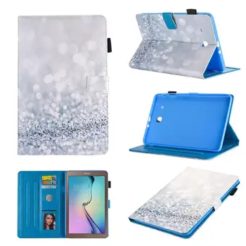 

Case For Samsung GALAXY Tab E 9.6 T560 Cover Smart leather Cartoon Card slot stand tablets Case For Samsung Tab E 9.6 T560 case